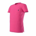 Eye V-Neck Pink / Navy